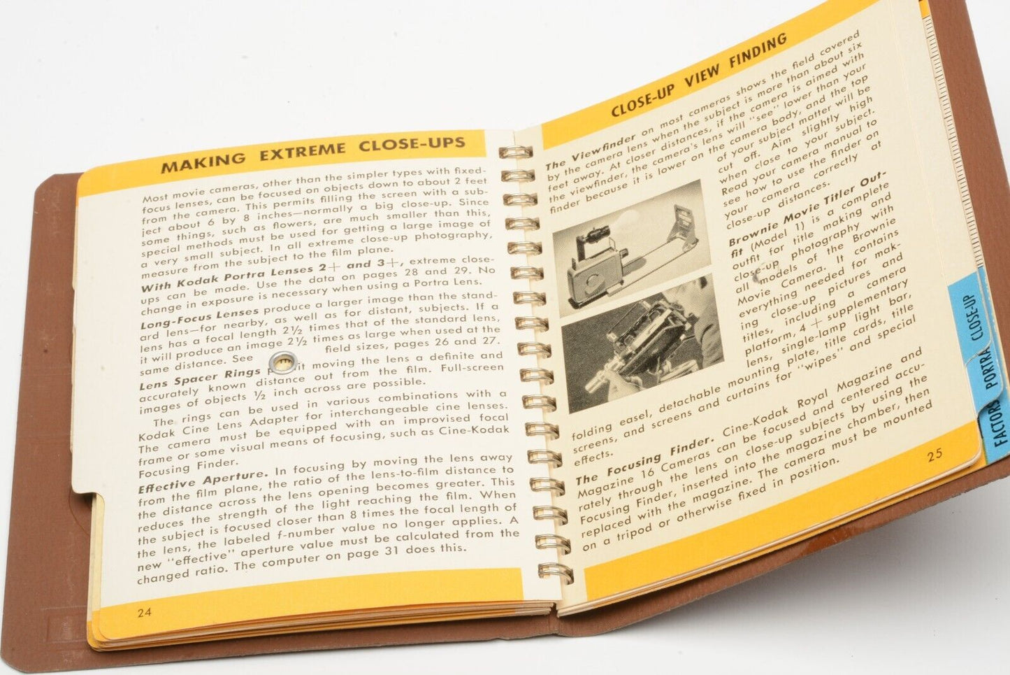 Kodak Pocket Movie Guide, 1957, Very Clean, Complete, Collector, Vintage