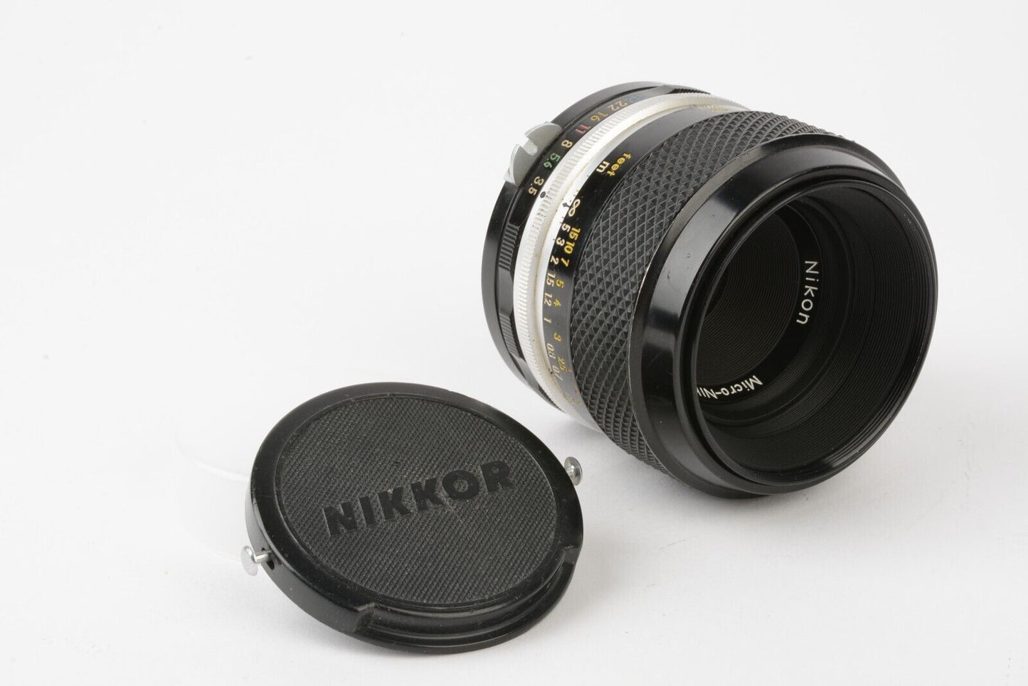 Nikon Micro Nikkor-P 55mm f3.5 Non-AI Mount MF Macro Lens, caps, sharp!