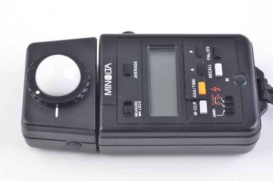 Minolta Autometer IIIF Digital Flash Meter, Strap, Tested, Clean