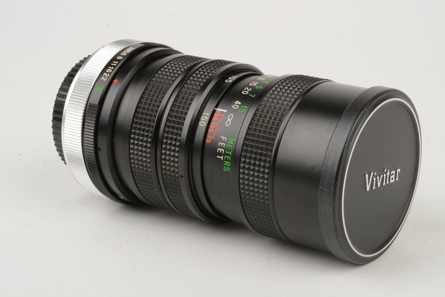 Vivitar 70-150mm F3.8 Close Focusing 2-Tough Zoom Lens for Canon FD + case