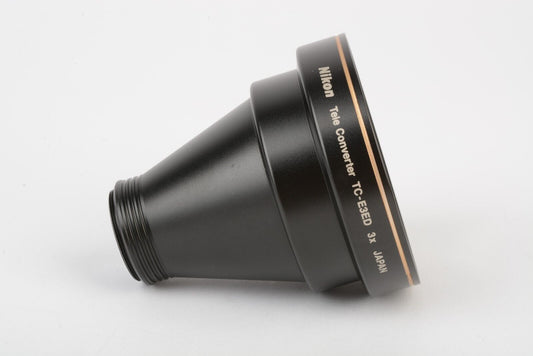 Nikon TC-E3D 3x & WC-E68 .68x Lenses + UR-E5 & UR-E6 Adapters, Caps, Clean