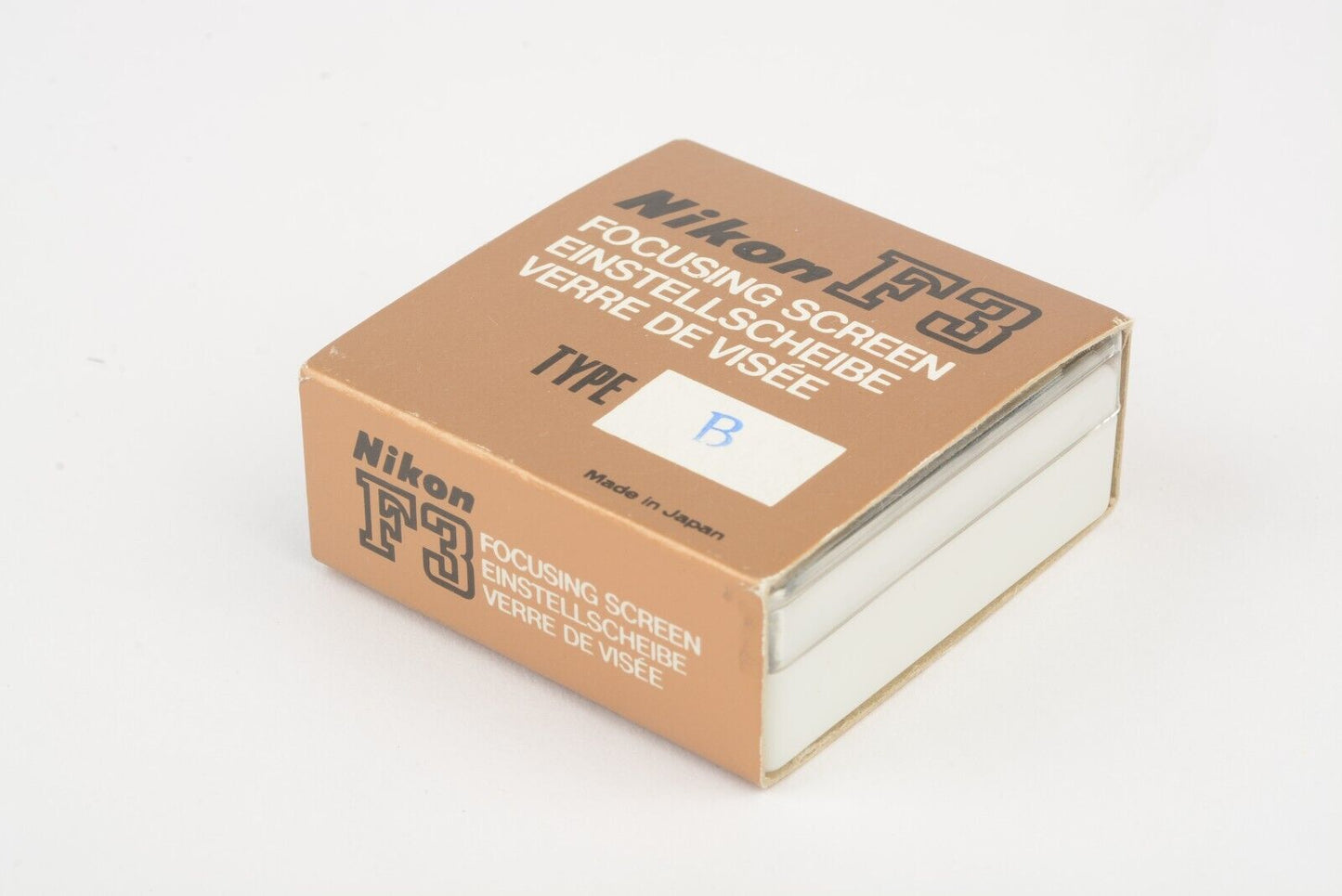 Nikon F3 Type B Focusing Screen in Box, New