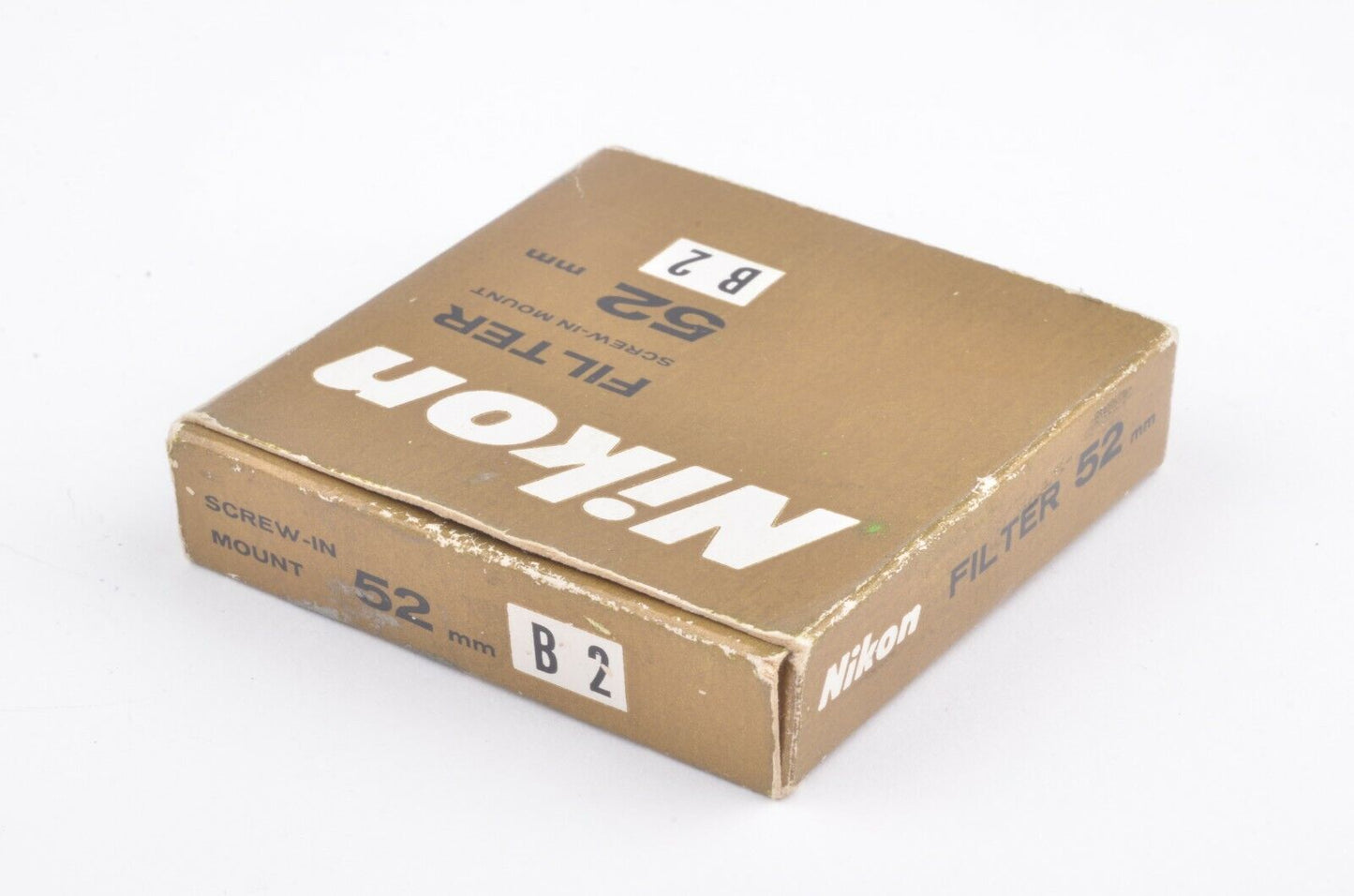 Nikon 52mm B2 light blue filter in jewel case and box, mint-