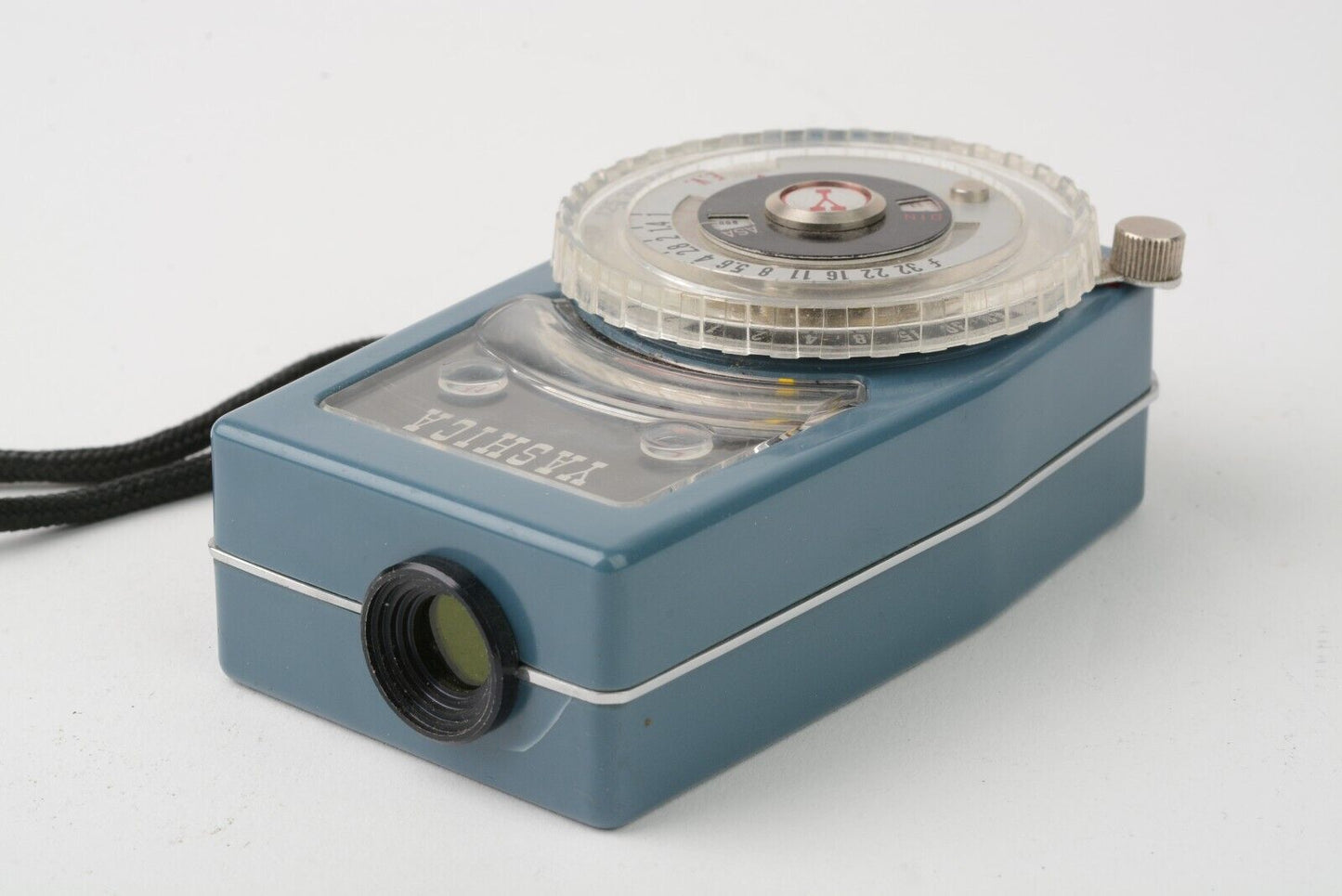 Yashica YEM 55 Blue Incident Light Meter w/ strap, tested, clean
