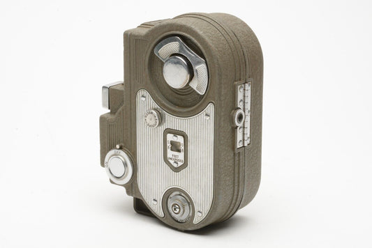 Cinemaster II G-8 8mm Movie Camera, Univar .5" F2.5 Lens, Vintage, Tested, Works