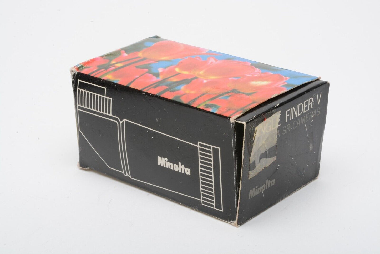 Minolta MD Right Angle Viewfinder V Angled Eyepiece Magnifier In Case, Box