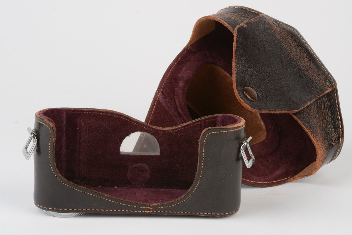 Leica M4 Brown Leather Everyday Case for M4 w/Meterm Rare, Very Nice