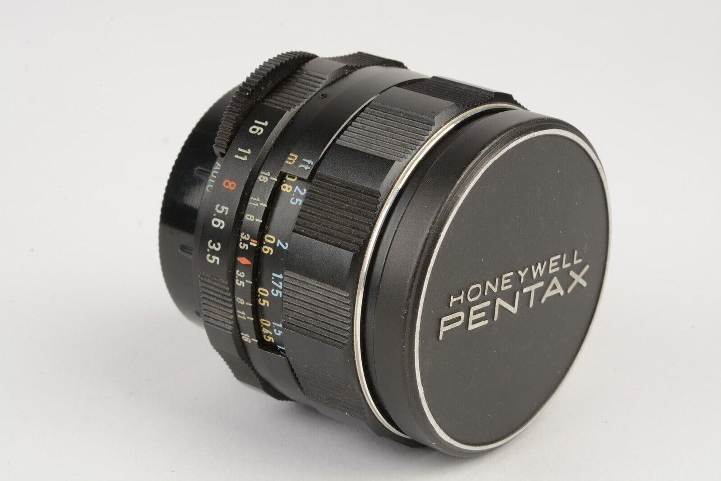 Asahi Pentax Super Multi Coated 28mm F3.5 Lens M42 Mount, Hood+Caps, Nice!