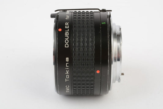 Tokina RMC 2x Teleconverter Doubler for Minolta MD, Caps+Pouch