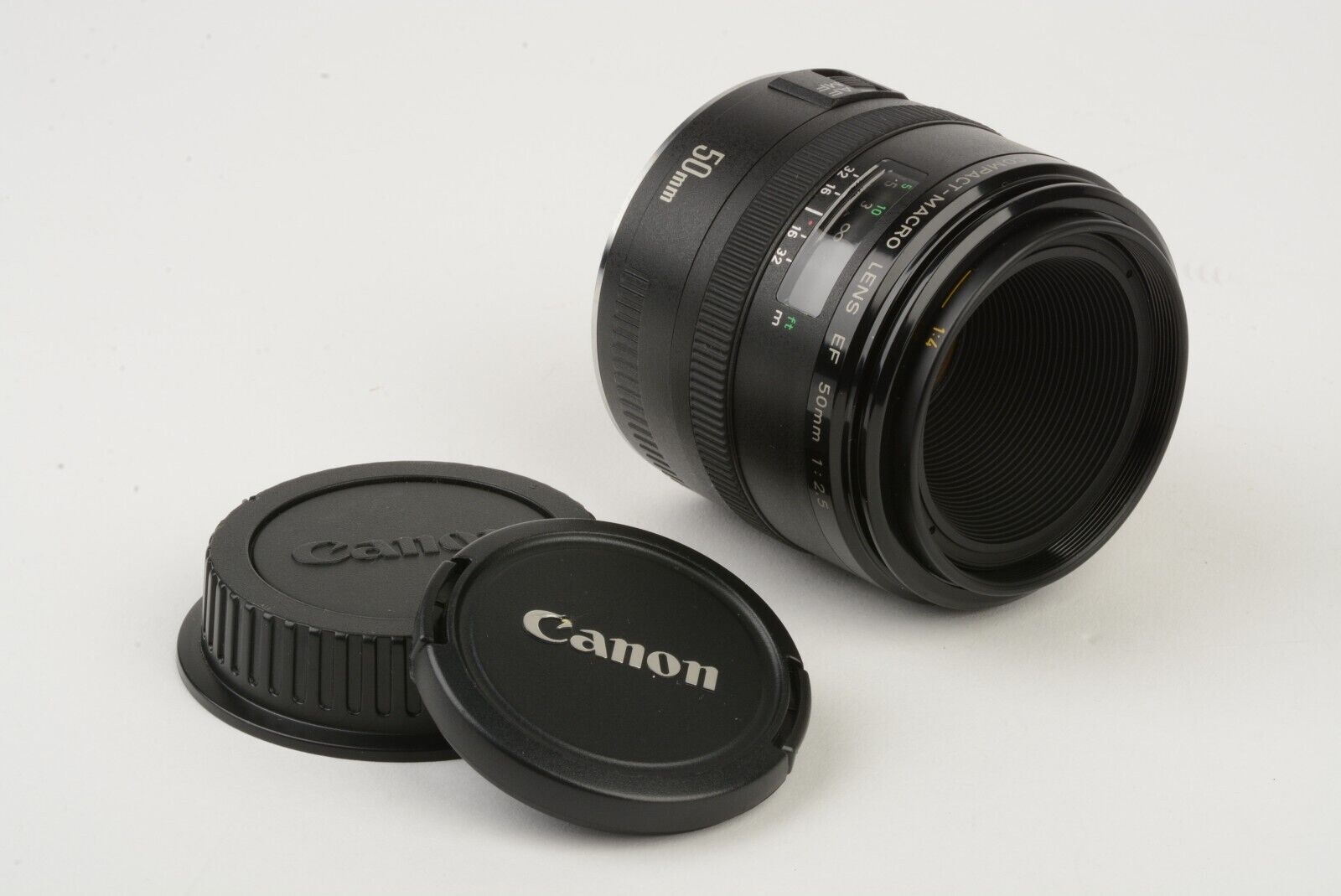 MINT- CANON EF 50mm f2.5 AF LENS w/CAPS, VERY CLEAN & SHARP