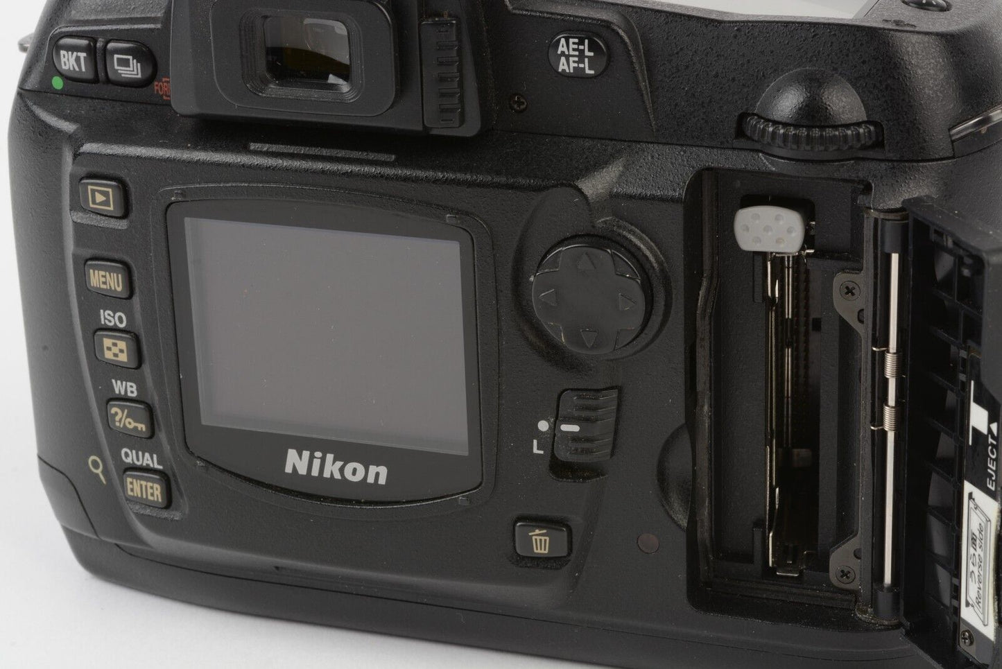 Nikon D70 6.1MP Digital Body, batt+charger+strap+CF, 12,099 acts!