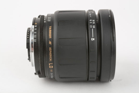 Tamron 571D AF 28-200mm F3.8-5.6 Aspherical Lens Nikon AF Mount Hood+Caps