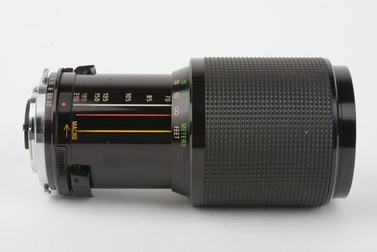 Vivitar 70-210mm F3.5 VMC Series 1 Macro Lens Olympus OM, Caps + UV, sharp