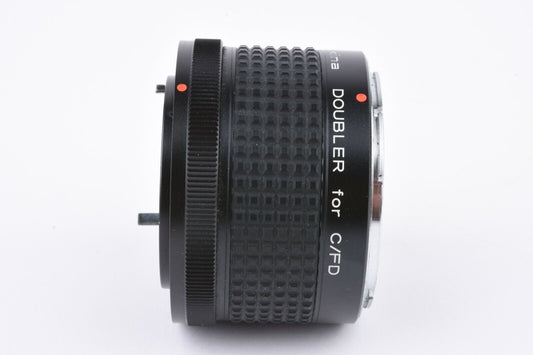 Tokina RMC 2x Teleconverter, pouch, caps, instructions, nice & clean Canon FD MT