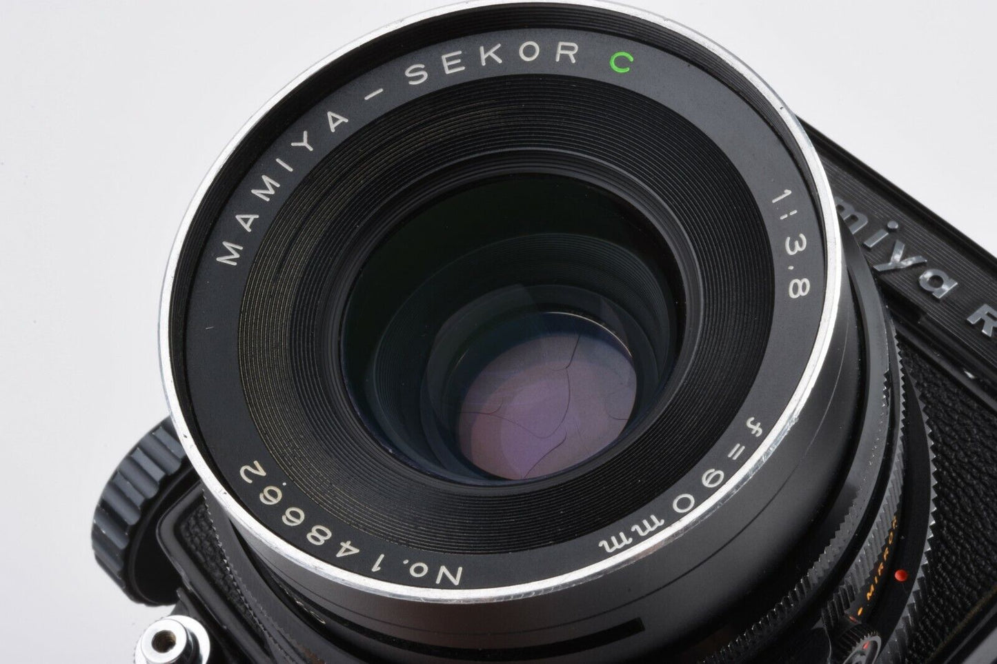 Mamiya RB67 Body w/ 90mm F3.8 C Lens + 220 Back + WLF + CR + DS + cap, nice!