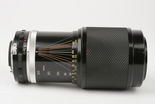 Nikon Nikkor Non-AI 80-200mm F4.5 Lens +Nikon L1A +Caps, sharp