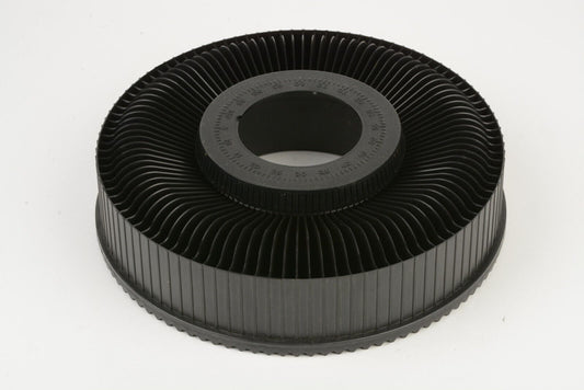 5X Rotary Carousel 100 slide projector trays (GAF/SWYERS/SEARS) Black