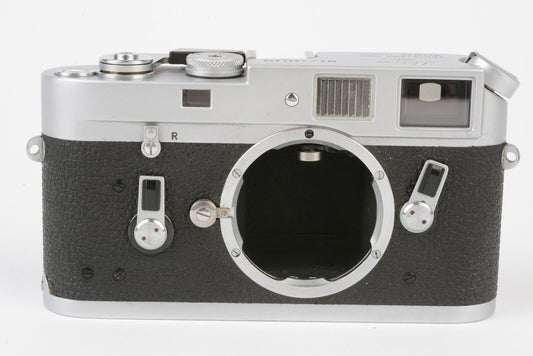 Leica M4 35mm Silver Rangefinder Body, Manual, Accurate, Very Clean, Nice!!