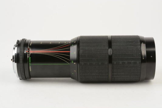 Sigma Zoom MF 75-250mm F4.5 Olympus OM Mount Manual Focus Lens, case + caps