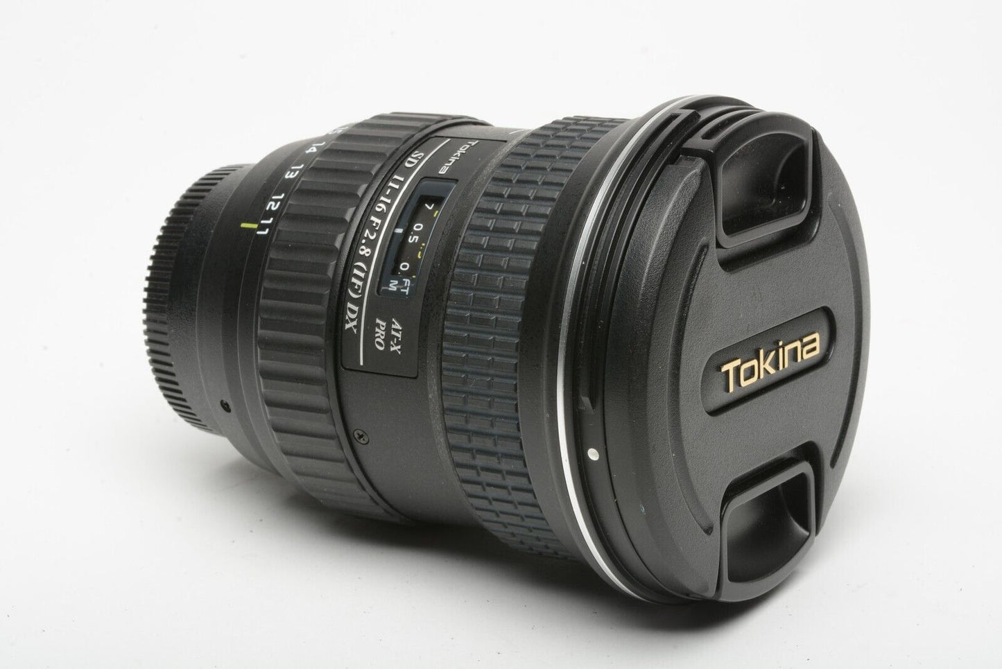 Tokina AT-X PRO SD 11-16mm F2.8 (IF) DX for Nikon F Mount, caps, hood, Nice!