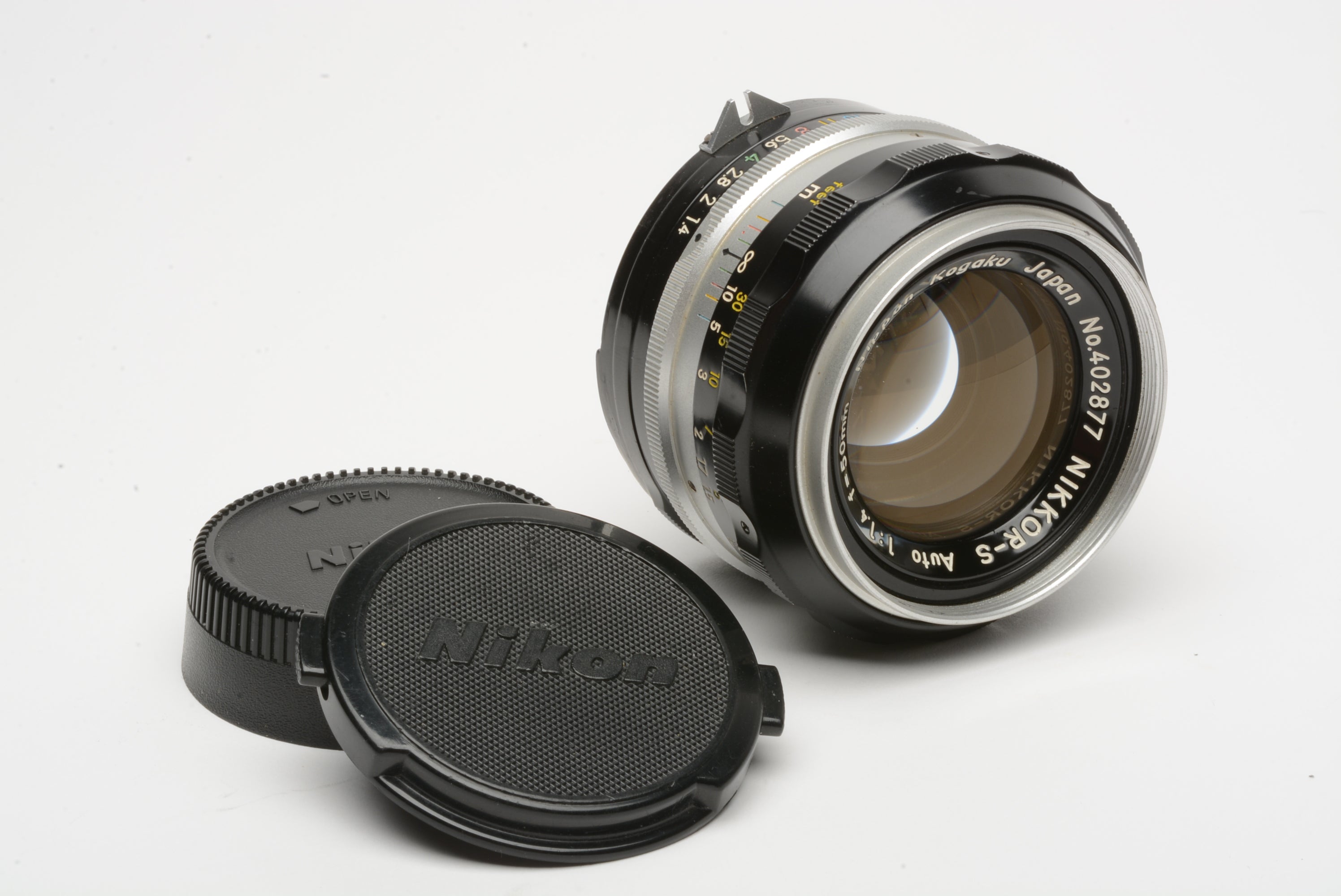 Nikon Nikkor-S 50mm F1.4 Nippon Kogaku Prime lens, Non-AI Mount