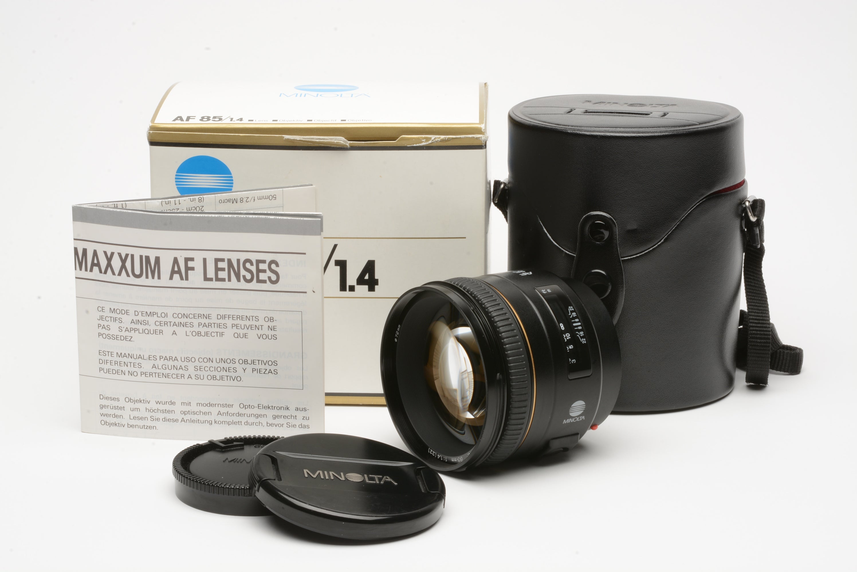 ミノルタ AF 85mm F1.4 - レンズ(単焦点)