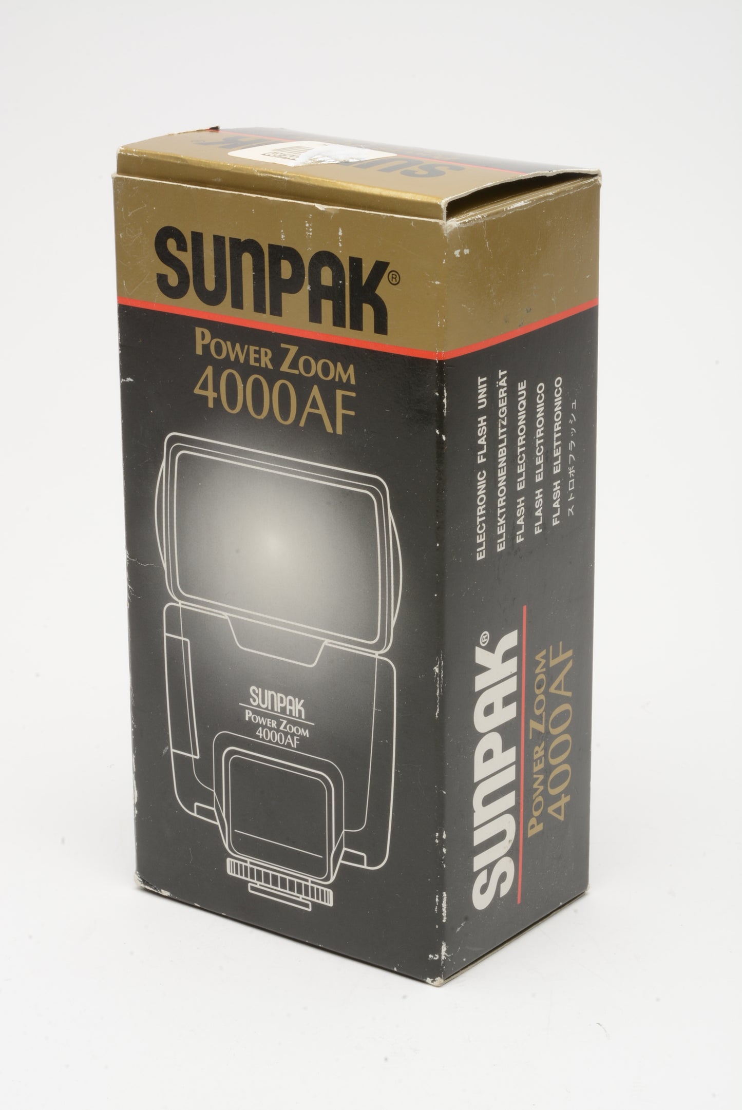 Sunpak 4000AF Power Zoom electronic flash w/Nikon dedicated module for Nikon cameras