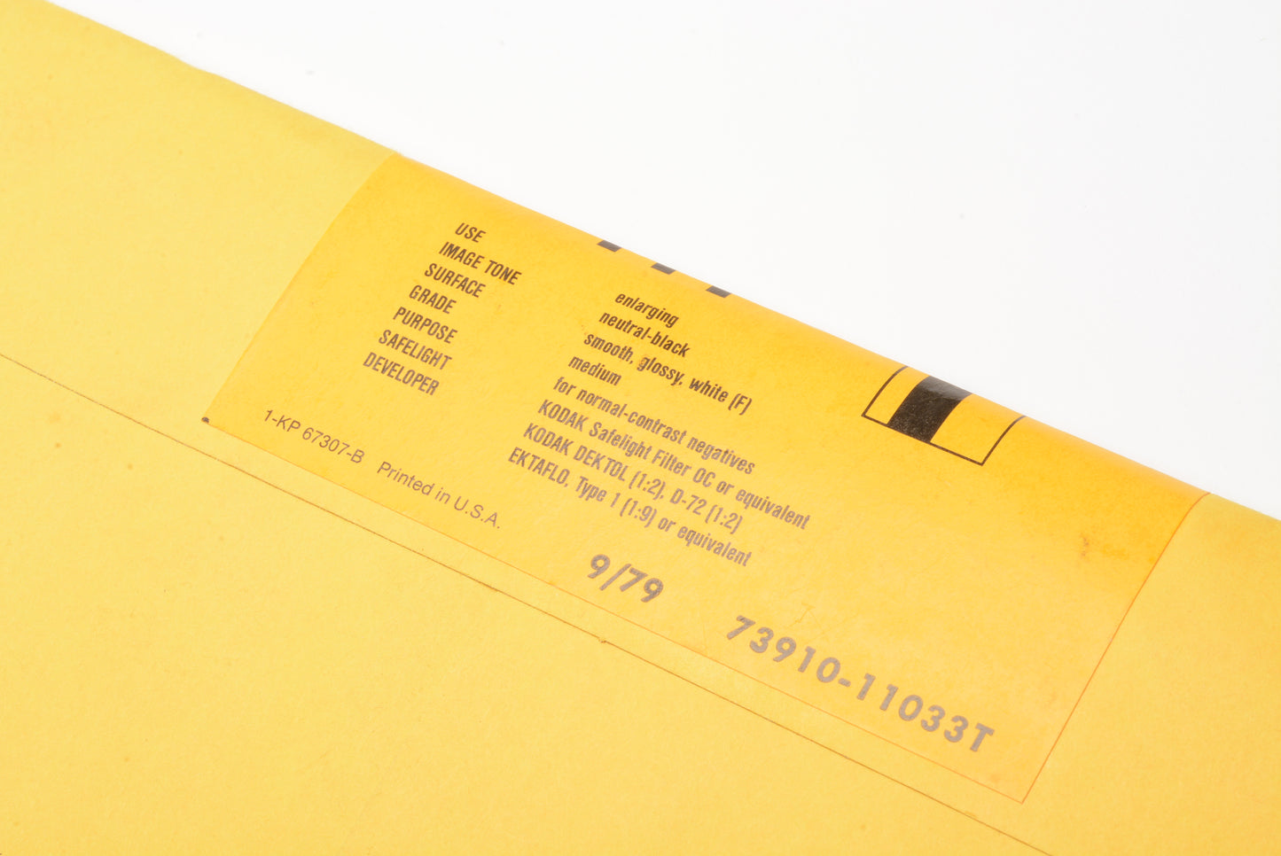 Kodak Kodabrome RC 25sh. 8x10 F (Glossy) #187 0609