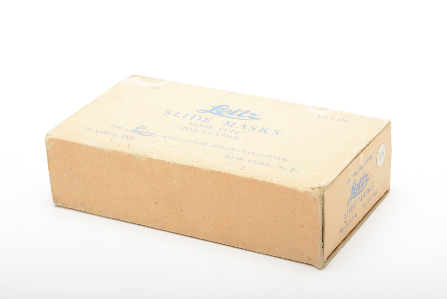 Leitz 35mm 2x2" slide masks book type foil coated (100ea)