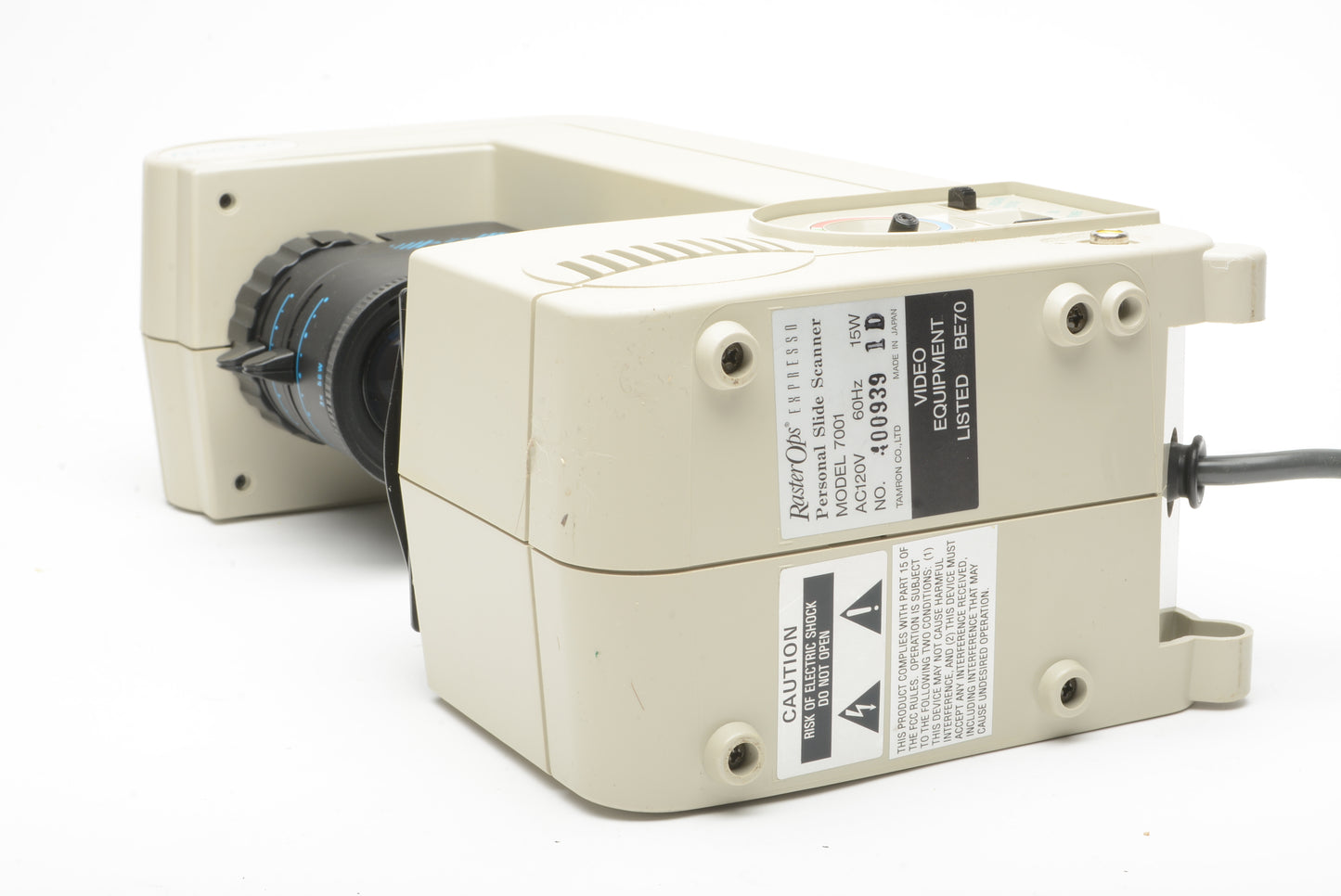 Raster Ops 7001 Expresso Personal Slide Scanner w/color correction, tested, great!