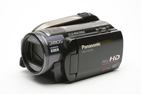 Panasonic HDC-HS250 (120 GB) High Def Hard Drive Camcorder w/Charger+Battery+Remote