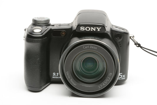 Sony DSC-H50 Digital Point&Shoot, 2batts, charger, case, hood (LCD ONLY *READ))