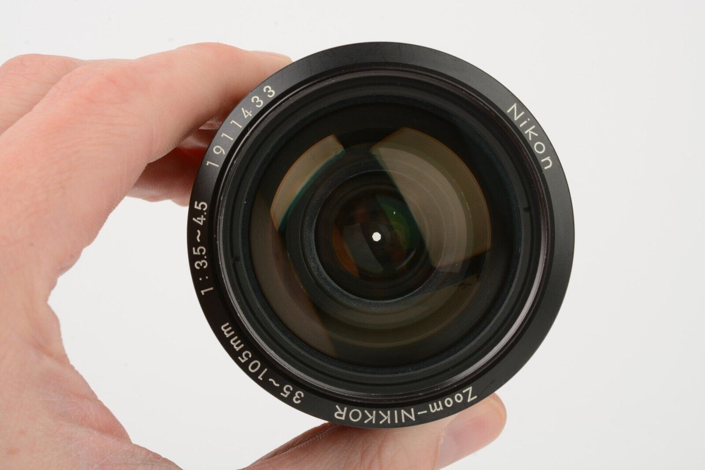 Nikon Zoom Nikkor 35-105mm f3.5-4.5 AI-S Lens, Caps, Manual *READ