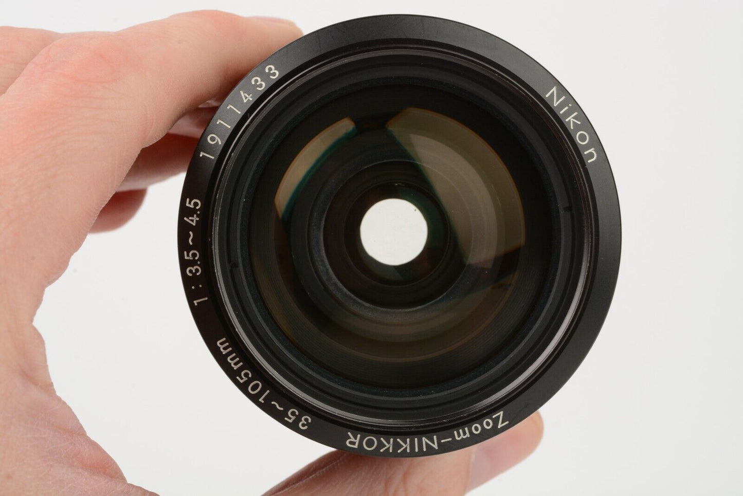 Nikon Zoom Nikkor 35-105mm f3.5-4.5 AI-S Lens, Caps, Manual *READ