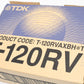 10X TDK T-120RVBH VHS Tape / Cassettes, New in box