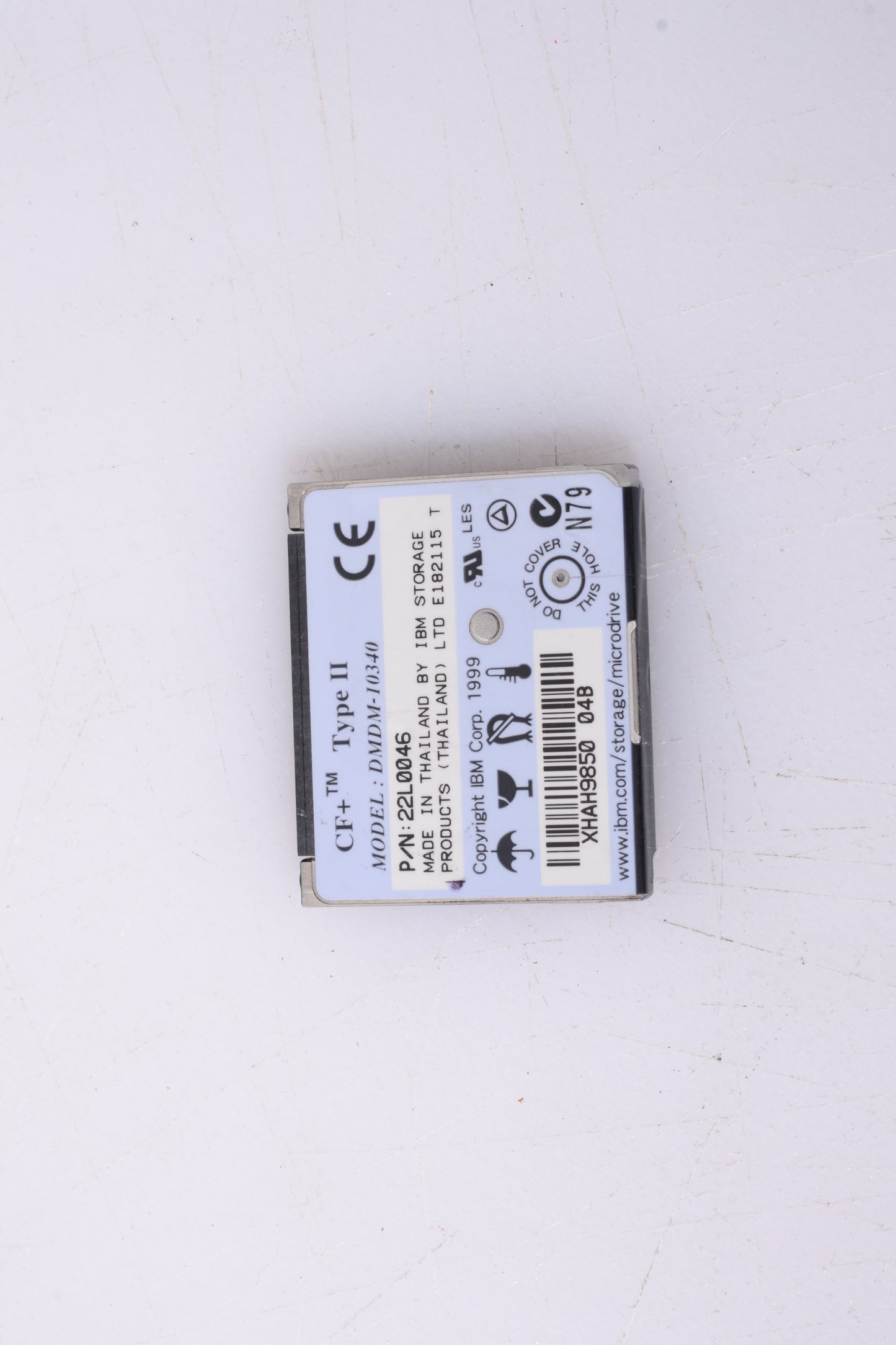 IBM 340MB Microdrive CF CF+ Compact Flash Type II DMDM-10340 Hard Drive