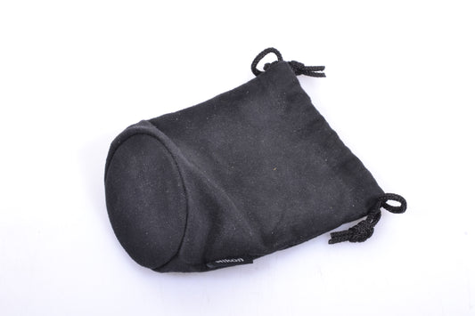 Nikon soft draw string lens pouch ~6" long, 3" diameter