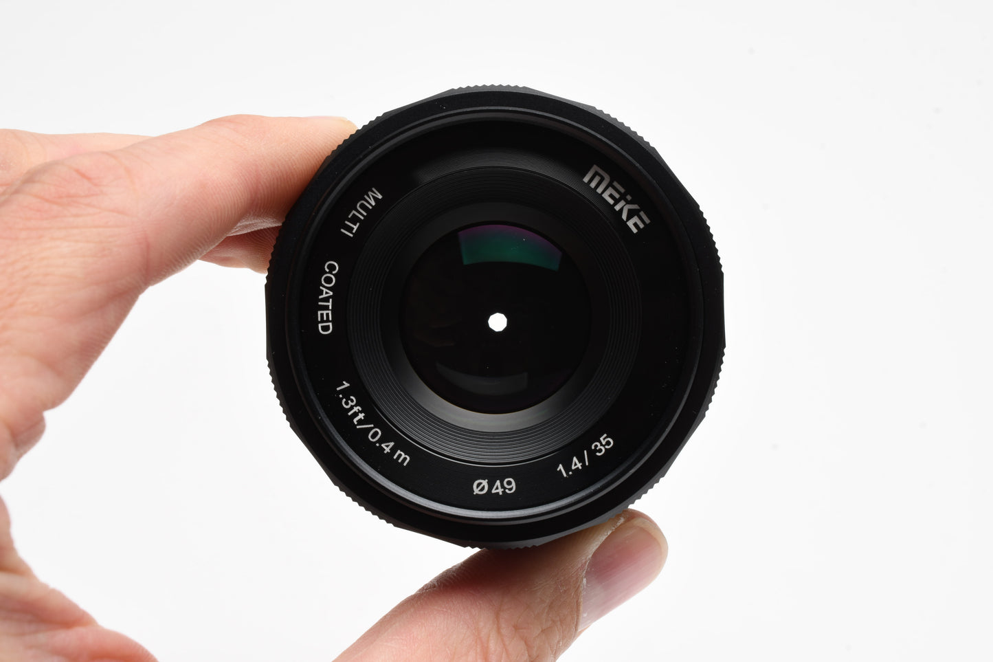Meike 35mm f1.4 Lens for Sony E Mount, APS-C, Manual Focus, w/Caps, Mint-