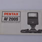 Pentax AF200S compact flash, case + manual, tested, clean