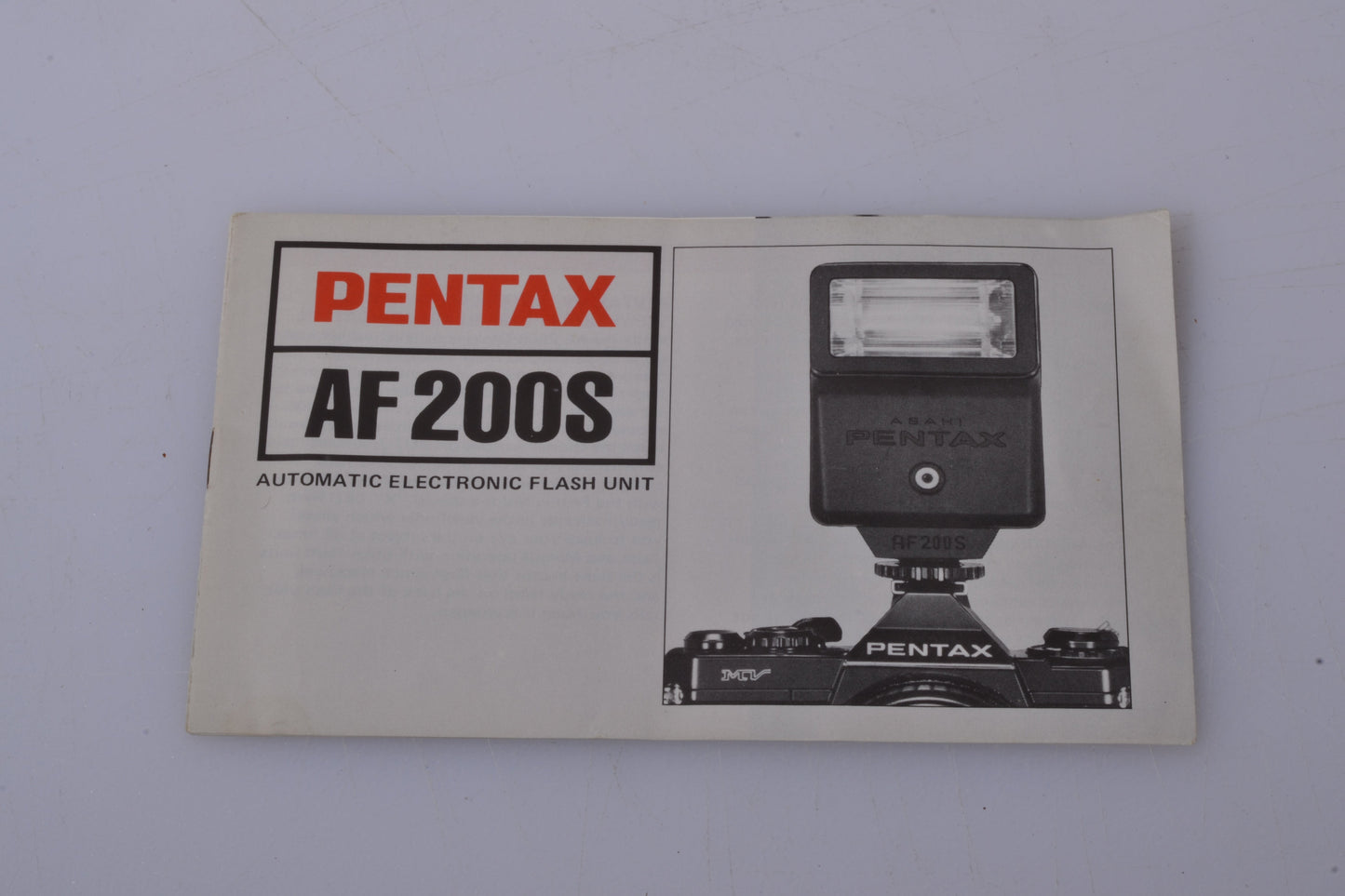 Pentax AF200S compact flash, case + manual, tested, clean