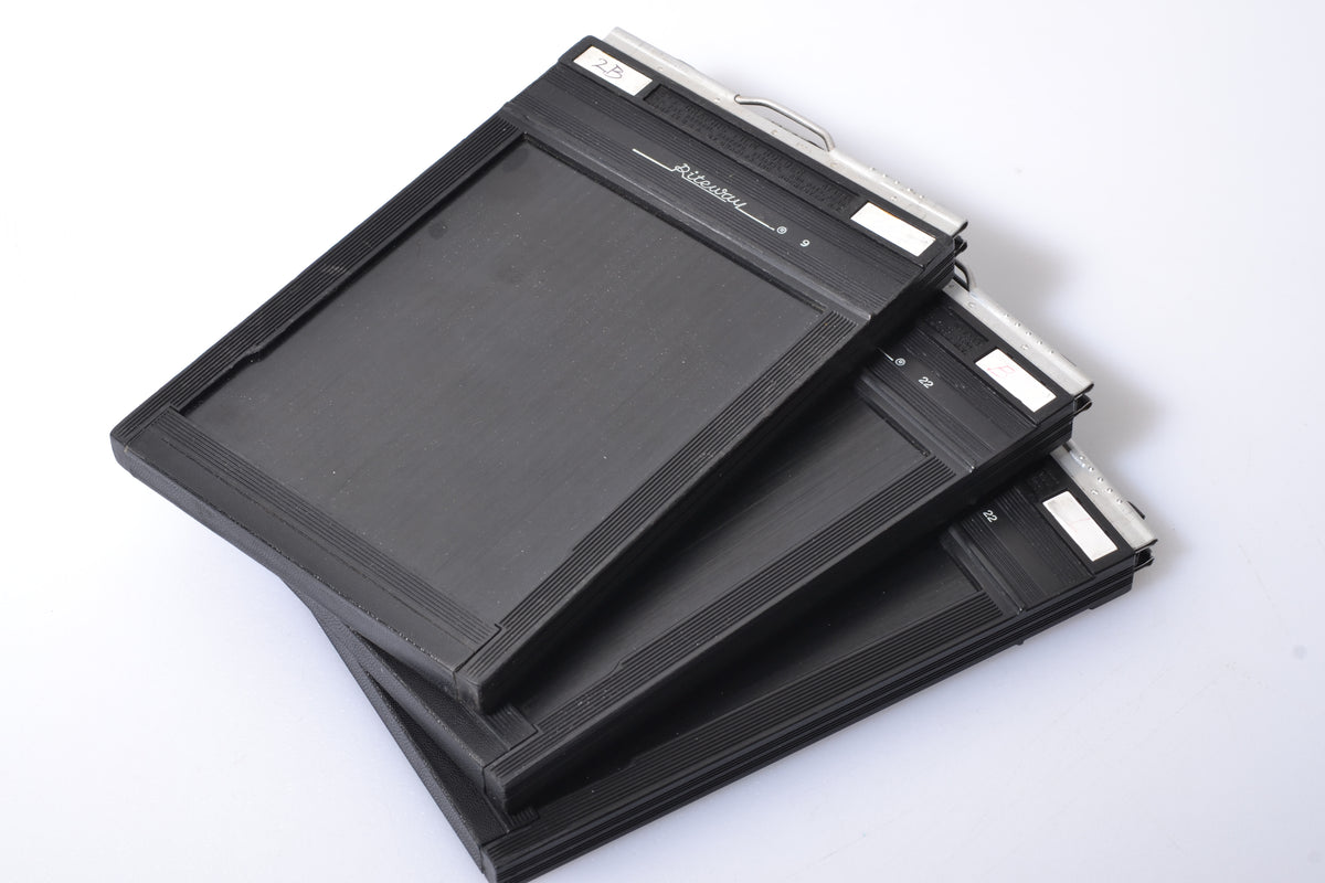 3X 4x5 Riteway Film holder sheet film holders, Clean!