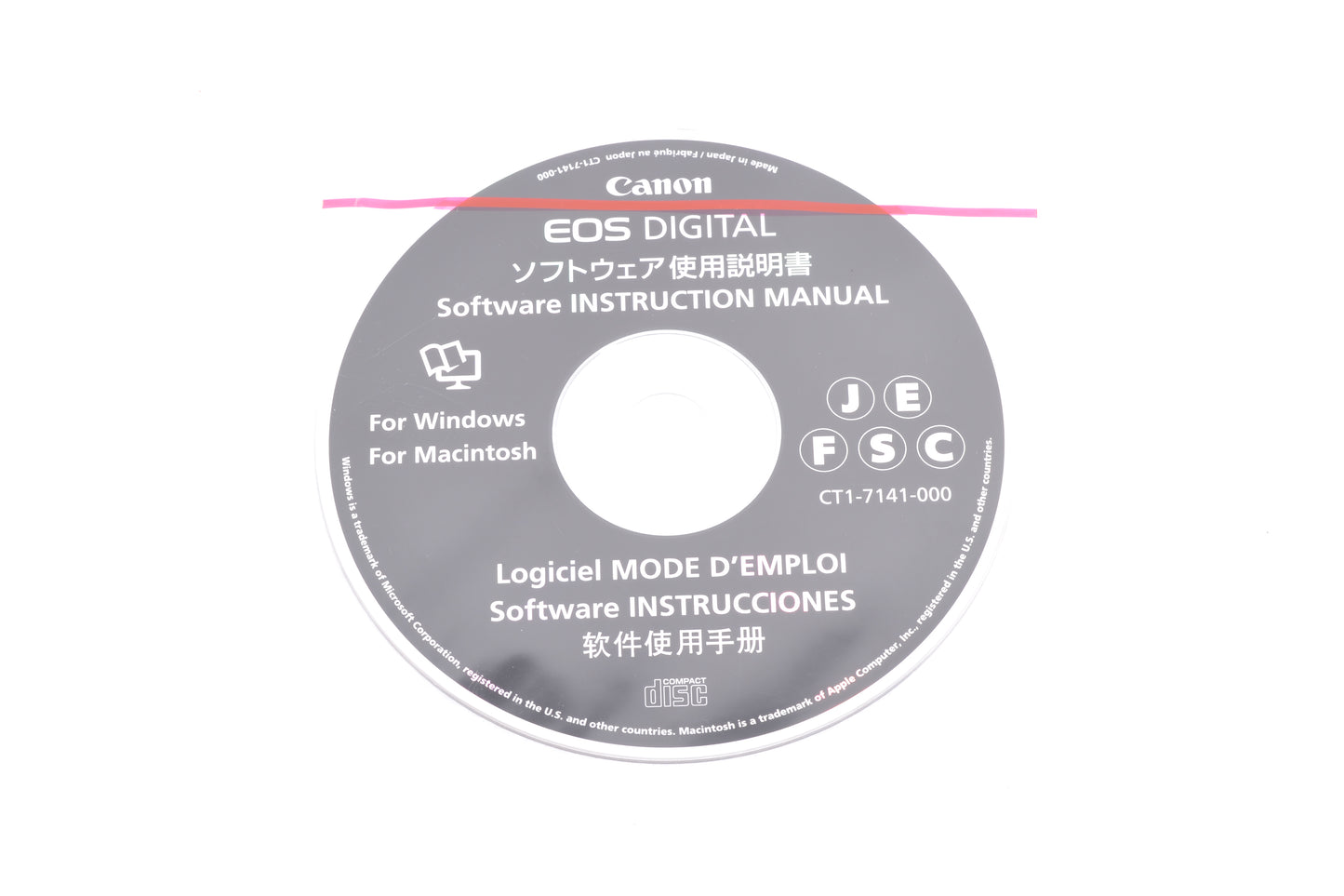 Canon EOS Digital Software Instruction Manual CT1-7141-000