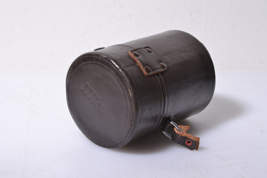 Nikon brown Lens Case ~4.5" x 3.25", nice & clean