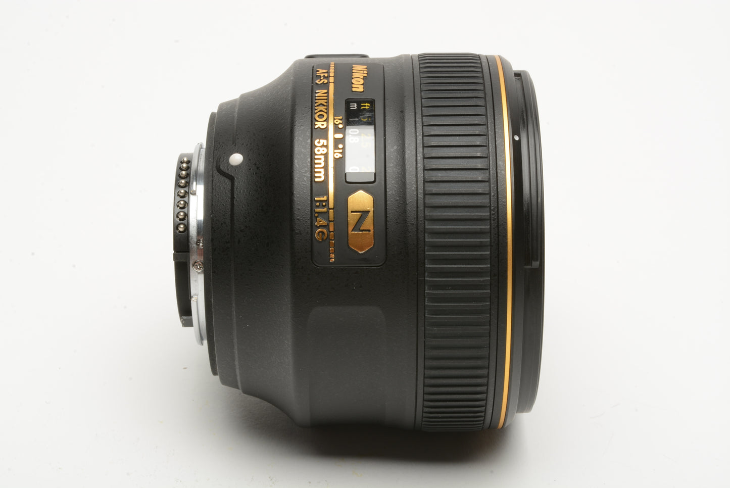 Nikon AF-S Nikkor 58mm F1.4G N SWM Aspherical lens, USA, hood+caps, Clean!