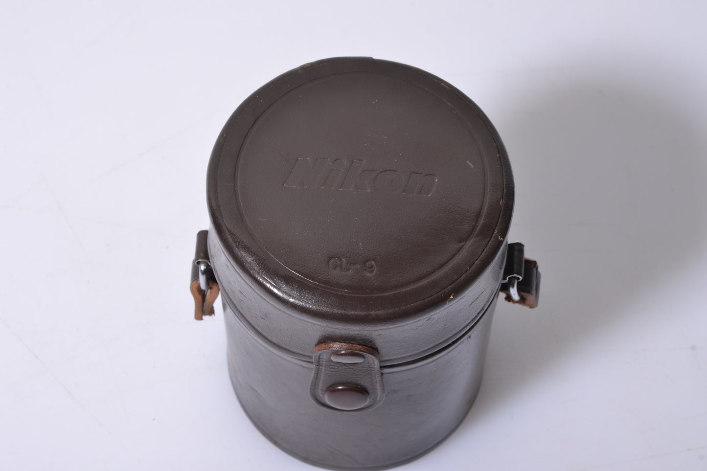 Nikon brown Lens Case ~4.5" x 3.25", nice & clean