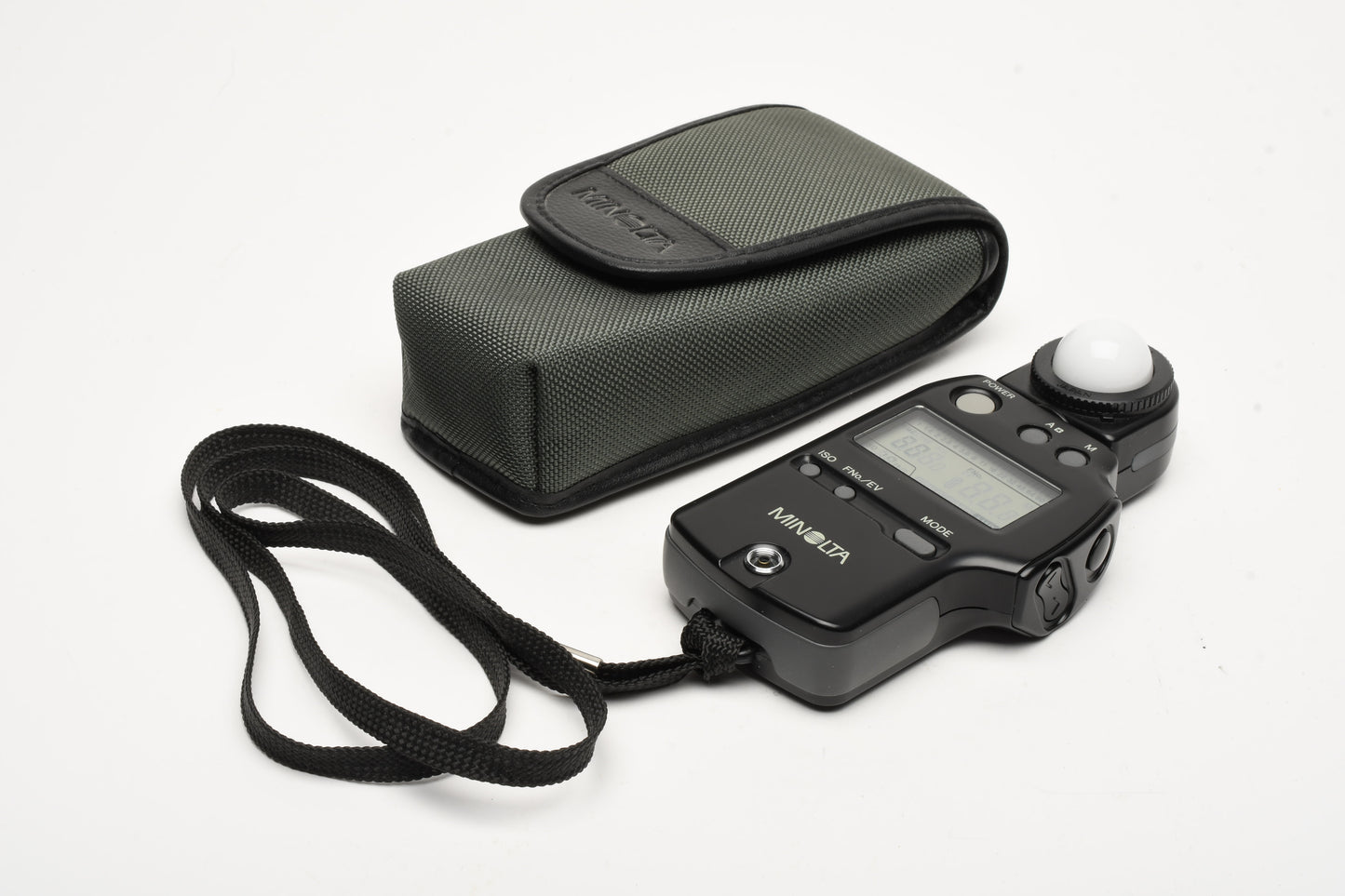 Minolta Autometer IVF Incident and flash meter in case, Tested, Mint-