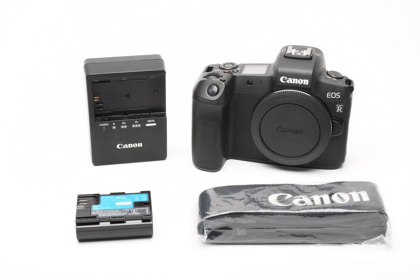Canon EOS R Mirrorless body, batt, charger, strap, ≤2000 Acts!!