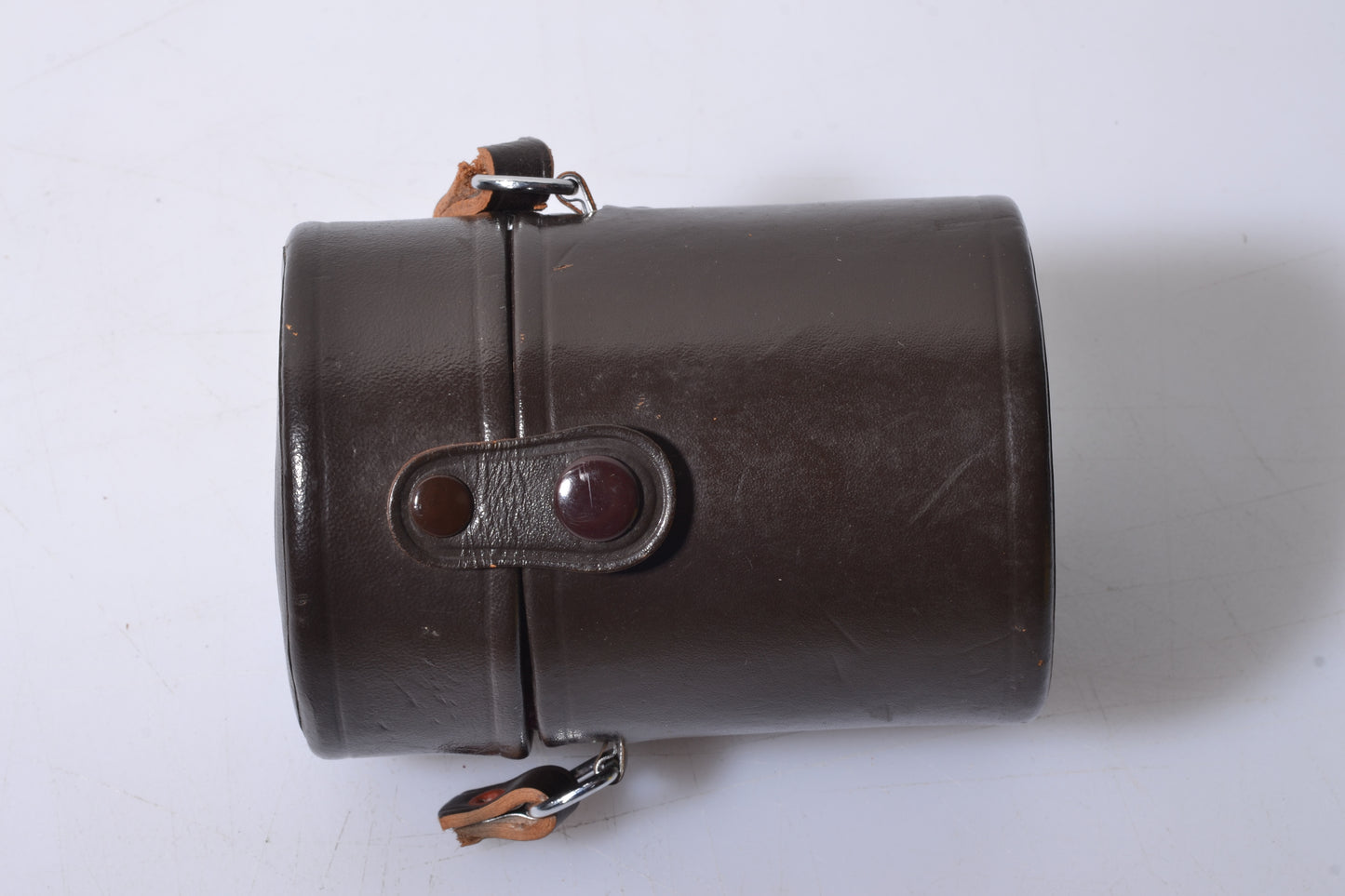 Nikon brown Lens Case ~4.5" x 3.25", nice & clean