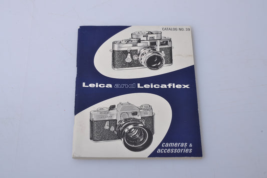 Leica and Leicaflex Catalog #39, Clean