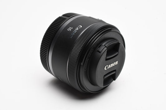 Canon RF 16mm f2.8 STM wide lens, Mint-, Great